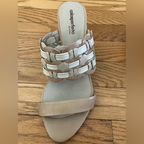 Calce Perfeito High Heel Sandals Size 7.5 US - Picture 1 of 5
